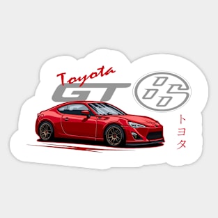 Toyota GT86, JDM Car Sticker